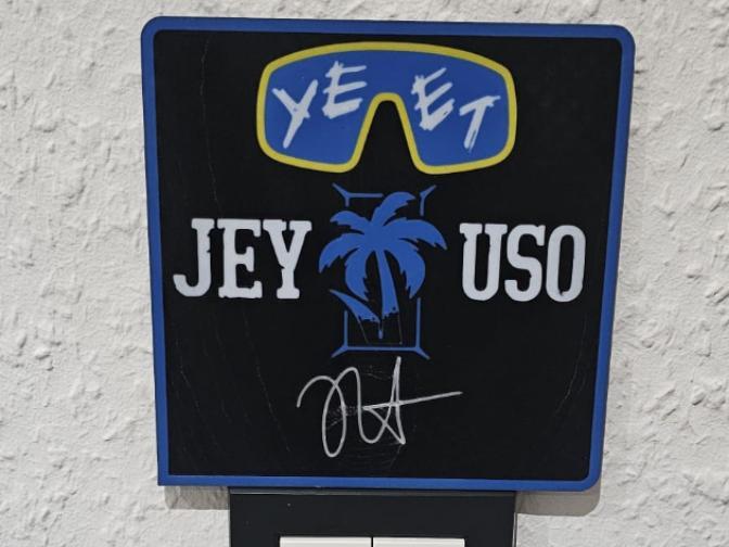 Jey Uso Coaster Autograph