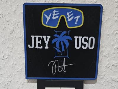 Jey Uso Coaster Autograph