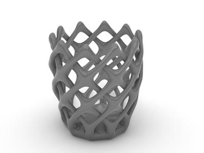 Parametric Knitted Pen Holder
