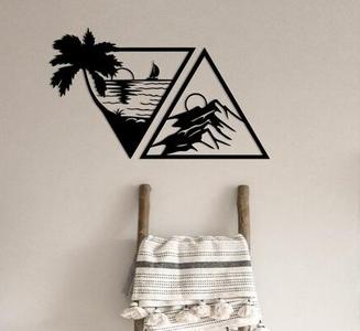 Wall Art - Beach and Mountain