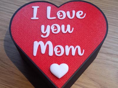 Heart-shaped gift box