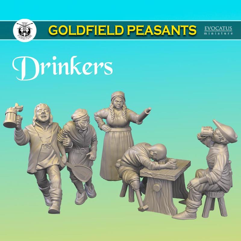 Village Drinkers (Goldfield Peasants)