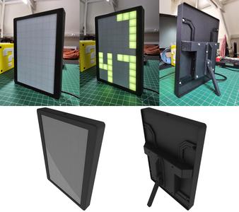 Lazy Grid Clock - New Led Diffuser