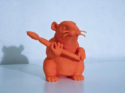 Banksy Rat Painter figure