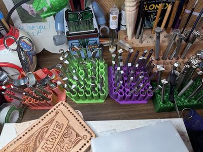 Leather Craft Stamp Holder