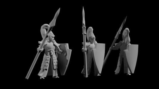 high elf spearmen 28mm scale