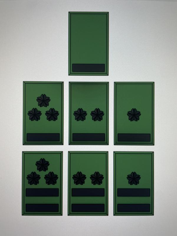 JGSDF Officer Ranks (Army)