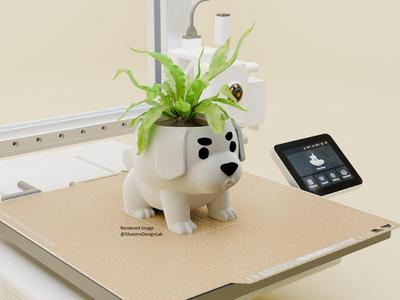 Puppy Plant Pot