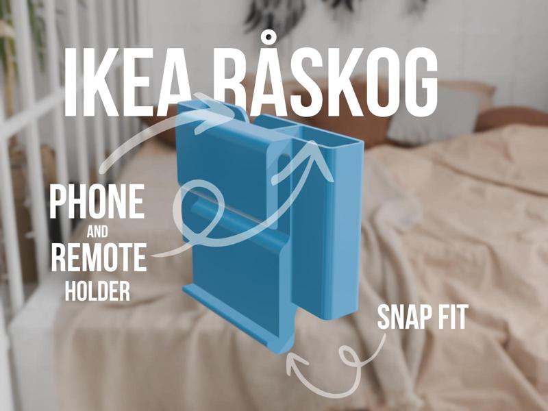 IKEA RASKOG Phone and Remote Holder (snap fit!)