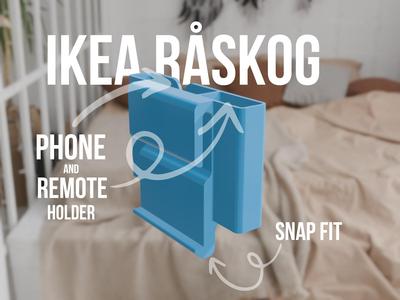 IKEA RASKOG Phone and Remote Holder (snap fit!)