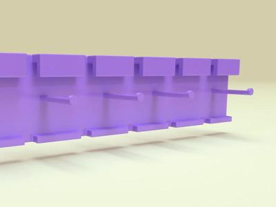 Grid cube keychain merch hooks