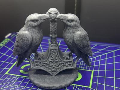 Hugin & Munin with Thor's Hammer