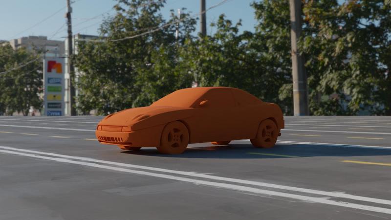 Fiat Coupe Keychain