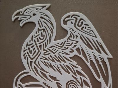 Viking Eagle Silhouette
