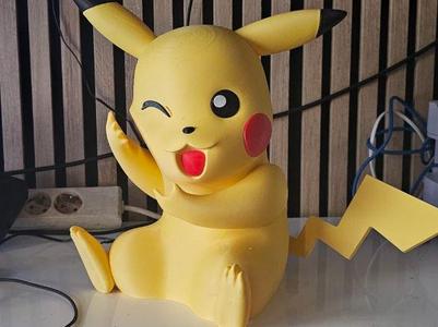 Multi-part Pikachu phone stand