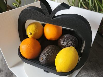 Apple fold flat fruit bowl.