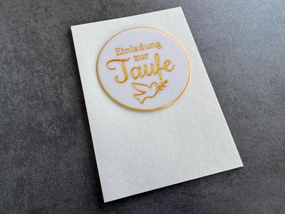 Baptism Invitation - Card Plaque