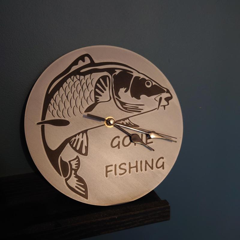 Gone Fishing clock