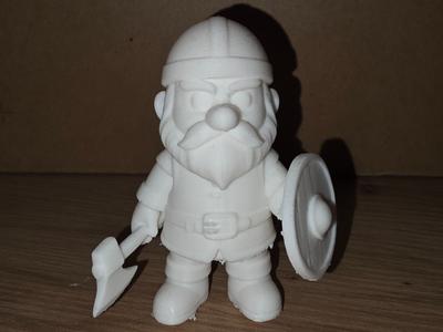 Viking with Axe and Shield