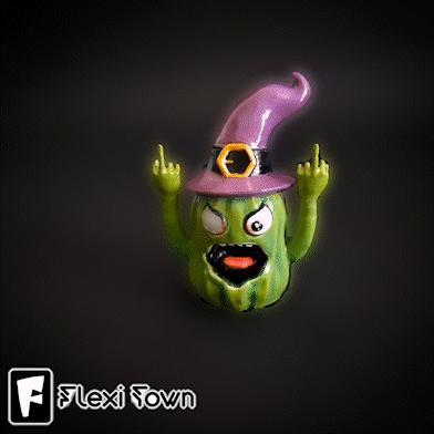 Flexi Print-in-Place Angry Cactus