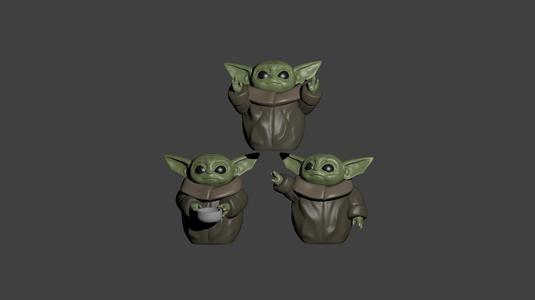 baby yoda for 3