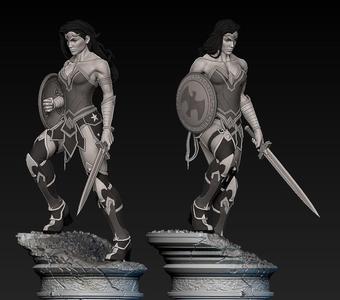 Wonder Woman Statue