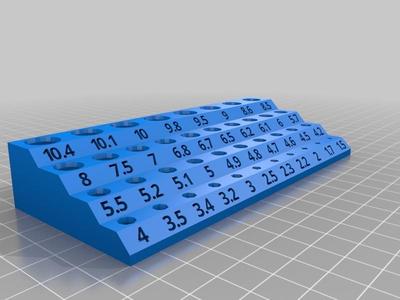 Parametric drill bit stand
