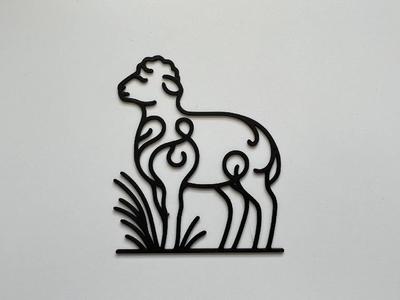 Lamb Wall Art #2   