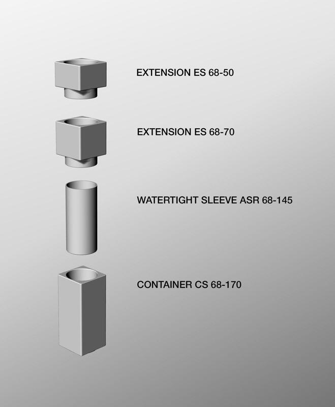 Flower Vase - Height-Adjustable Modular Flower Vase 