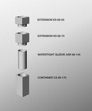 Flower Vase - Height-Adjustable Modular Flower Vase 