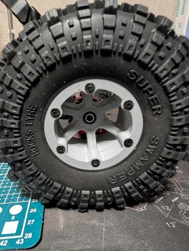 2.2 Bead-lock RC Crawler Wheel   
