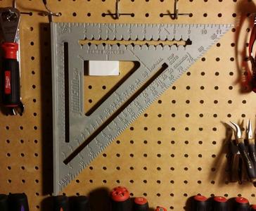 Pegboard Square Holder