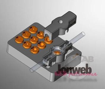 Thread center die jig  for Powerfix tool   