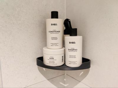 Bathroom corner shelf - No drilling