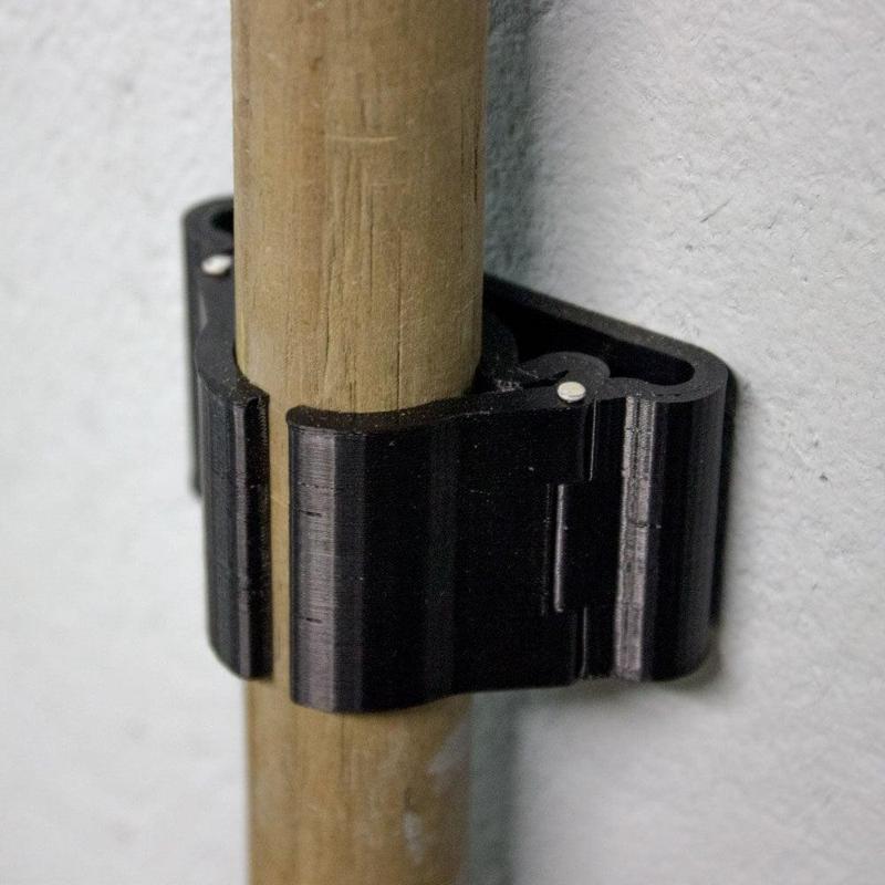 Latching Broom Handle Clamp Hanger  Holder 