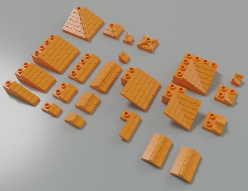 Lego compatible roofs i1