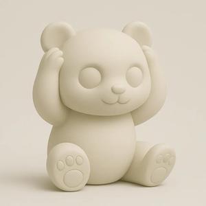 Cute Sitting Panda   