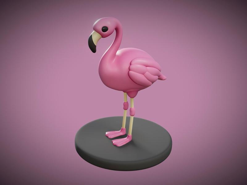 Pink Flamingo Domingo