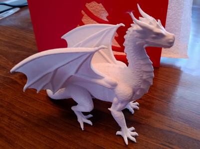 Simple Standing Dragon with Wings