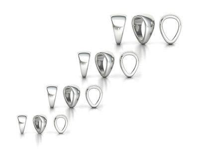 Tapared Bails Classic Bails PACKAGE for Pendants Necklaces v4