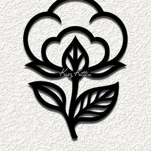 cotton flower wall art home decor