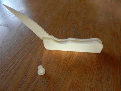 v2.0 pocket knife fully printable / Taschenmesser (for righties)