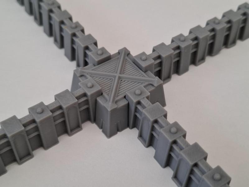 Low Wall Connectors - Wargaming Terrain