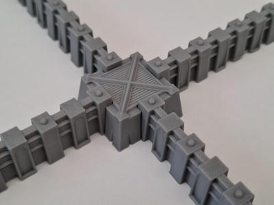 Low Wall Connectors - Wargaming Terrain