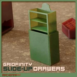 Gridfinity | Slide-Up Drawer