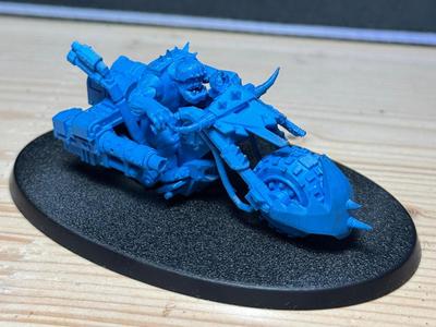 Ork Boy on Motorcycle Warbiker Mob Warhammer 40k