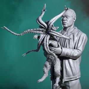 Nick Fury & Cat 3D Printing Figurines in Diorama | Assembly