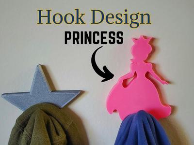 Princess Coat Hook - Fantasy Girls Bedroom Decor
