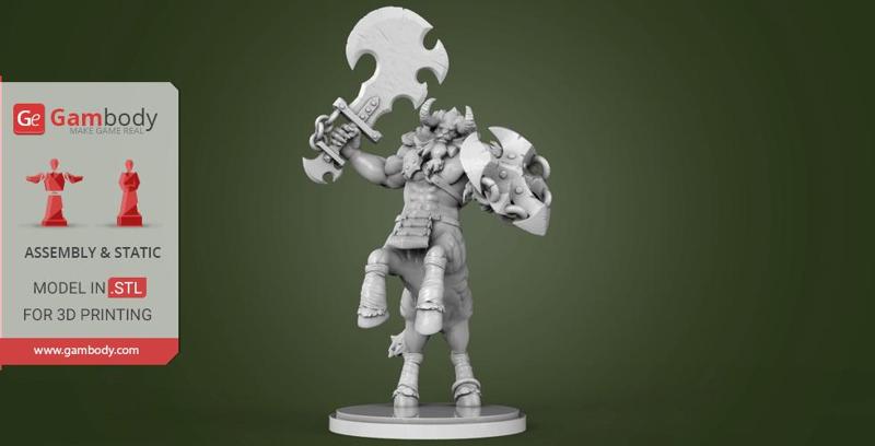Lynel 3D Printing Miniature | Assembly