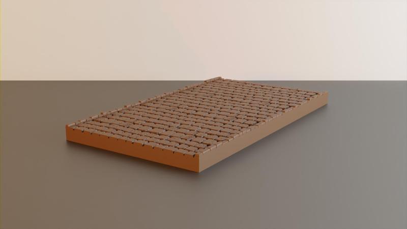 Cobblestone road tile - wargaming terrain